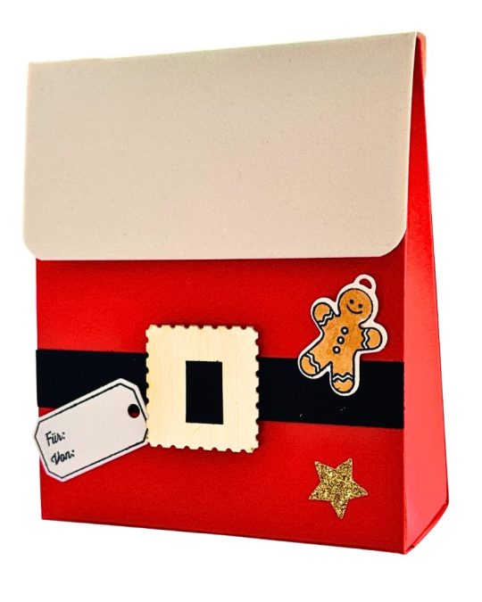 Eine Weihnachtsmann-Tüte basteln