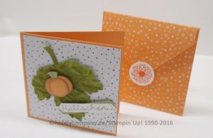 Kürbis aus Papier basteln