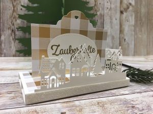 Weihnachtliche Ziehkarte
