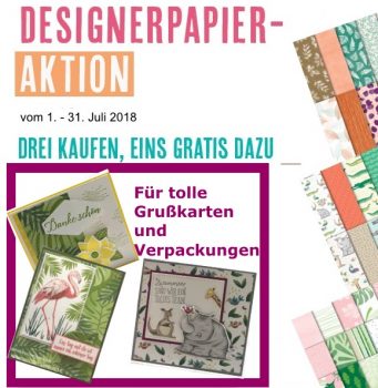 Designerpapier-Aktion