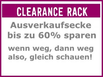Clearance Rack Ausverkaufsecke
