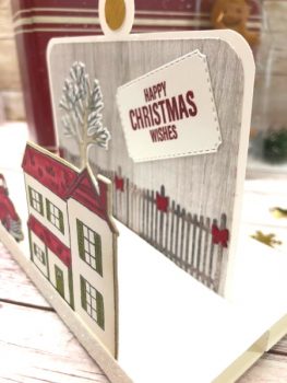 Weihnachtskarte basteln mit Farmhouse Christmas