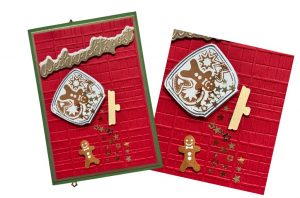 Schnelle Weihnachtskarte basteln