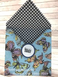 der passende Briefumschlag Pop up Box Karte