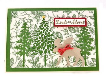 Weihnachtskarten basteln-In the Pines