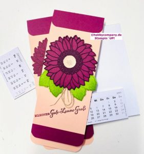 Mini-Kalender und Notizblöcke