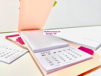 Mini-Kalender und Notizblöcke