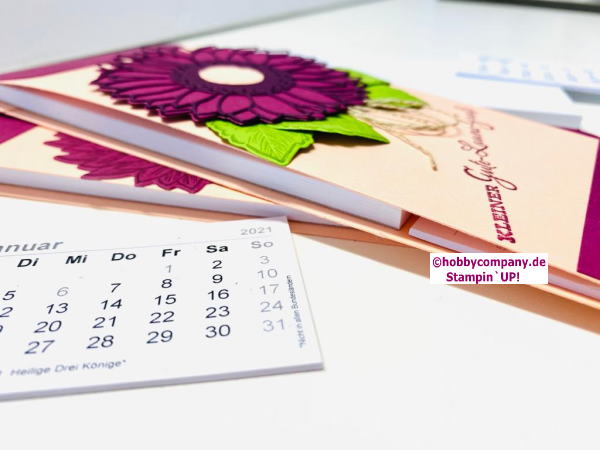 Mini-Kalender und Notizblock DIY