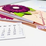 Mini-Kalender und Notizblock