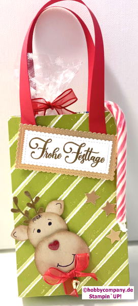 Anleitung Geschenktasche Elch