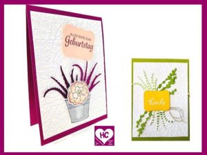 Wie man Strukturpaste auf Karten verwendet