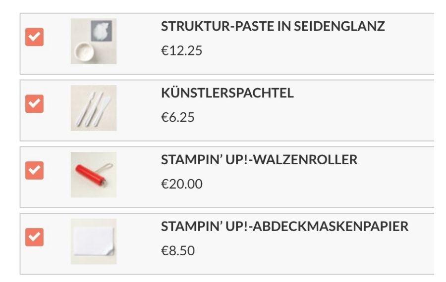 Kartenhintergründe mit Strukturpaste