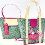 Geschenkverpackung Leoparden-Tasche basteln