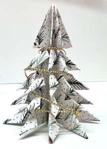 Origami Tannenbaum falten so geht es