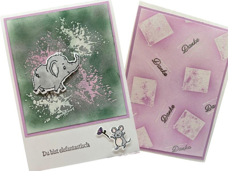 5 einfache Techniken mit Embossing-Pulver