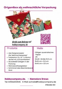 Basteltipp gratis Anleitung Verpackung