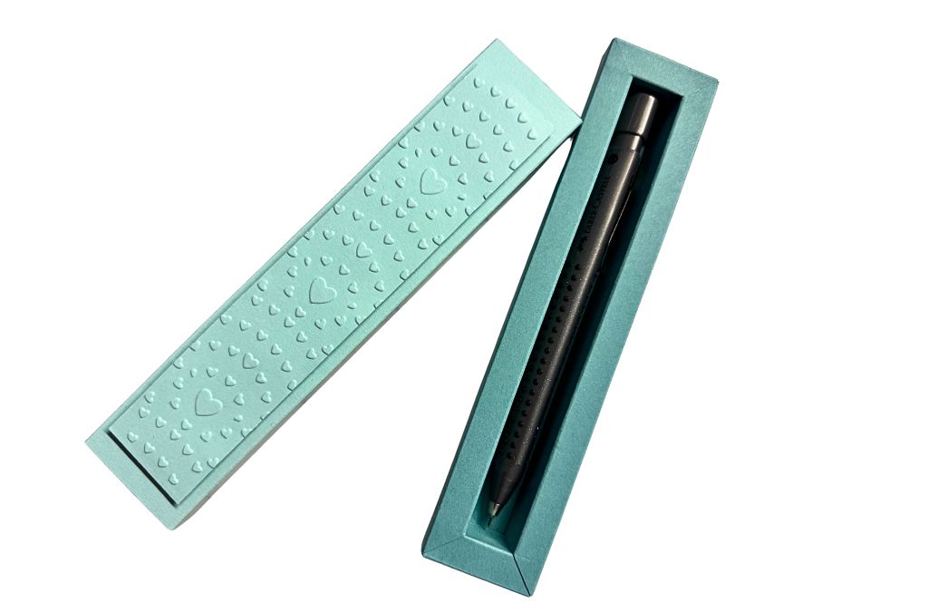 Stifte Verpackung basteln - eine Shadowbox