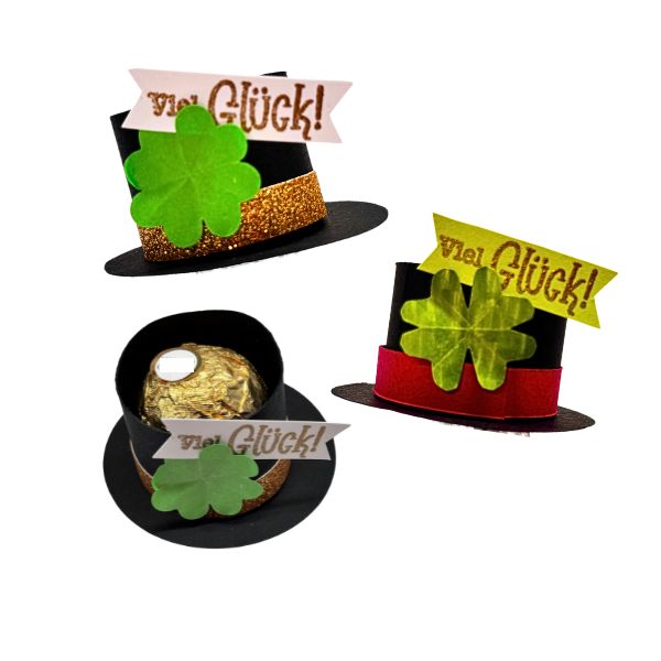 Tischdeko oder kleines Geschenk für Silvester und Neujahr