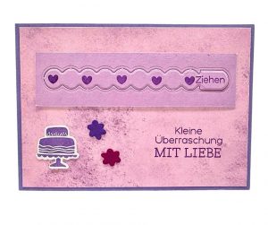 Überraschende Karte basteln mit dem Produktpaket "Schöne Überraschung" von Stampin up