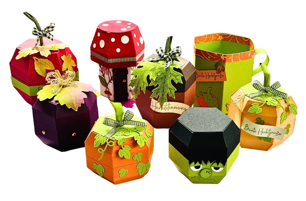 Herbstliche Verpackung basteln, 7 Variationen