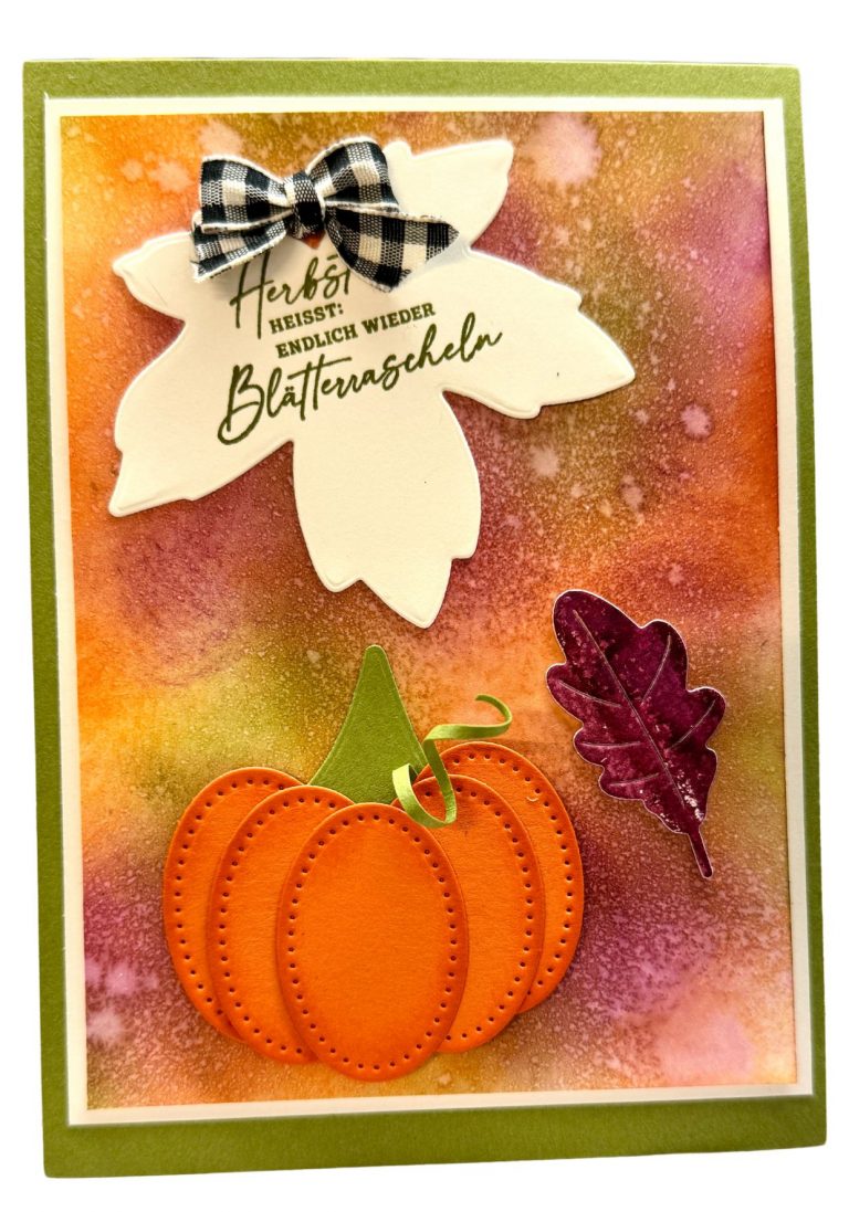 Karten basteln im Herbst: Diese 10 Farben musst du ausprobieren ...