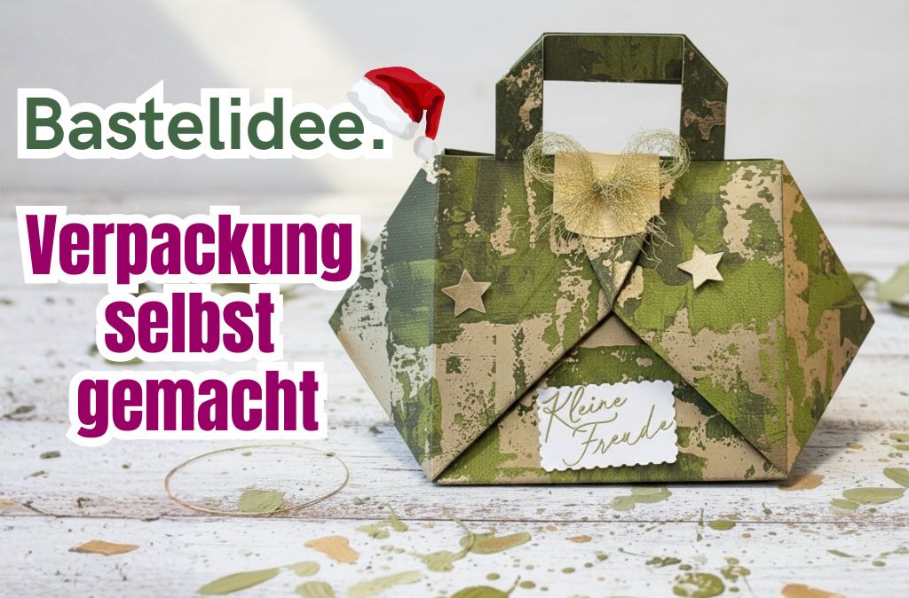 Tasche aus Papier als Geschenkverpackung