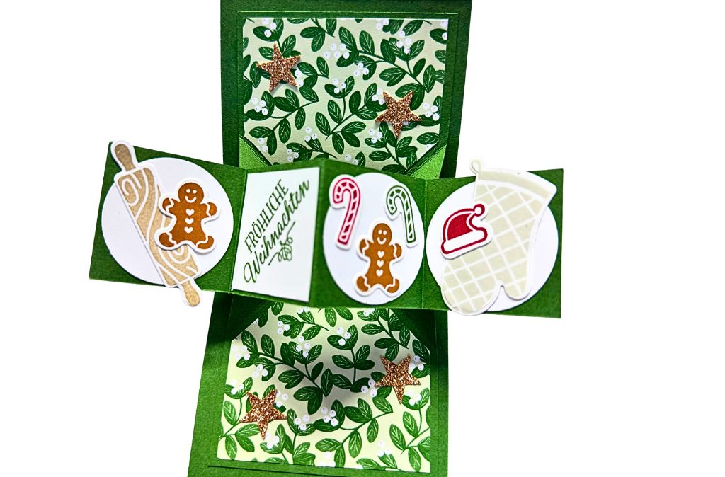 Mini Magic Pop-up Karte - als Weihnachtskarte