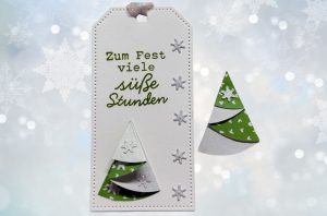 Mini-Tannebaum falten einfach und schnell