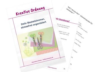 Workbook Ordnung im Bastelzimmer