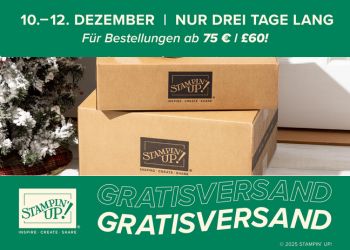 Stampin' Up! Gratisversand im Dezember