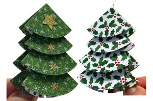 Tannenbaum aus Kreisen basteln