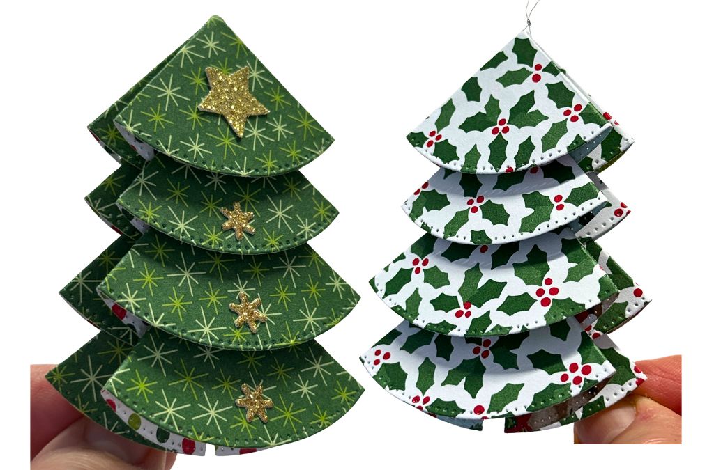 Tannenbaum aus Kreisen basteln