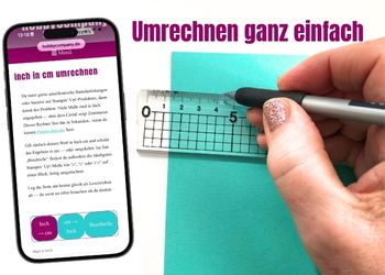 von Inch in cm umrechnen ganz einfach