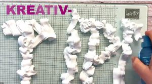 Marmorieren mit Rasierschaum ganz einfach