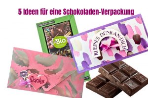 5 Ideen für eine Schokoladen-Verpackung