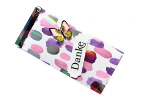 Verpackung für Schokolade, eine Schlauchverpackung