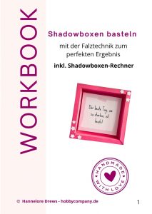 Workbook Shadowbox basteln mit Rechner
