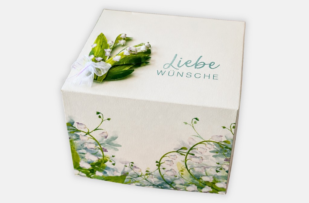 basteln mit Designerpapier, eine zauberhafte Box