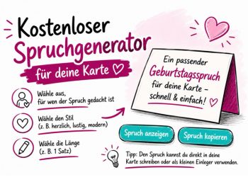 Geburtstagskarten-Spruchgenerator