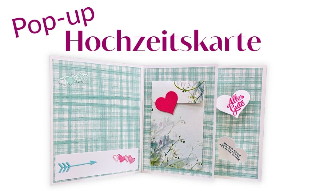 Pop-up Hochzeitskarte selber machen
