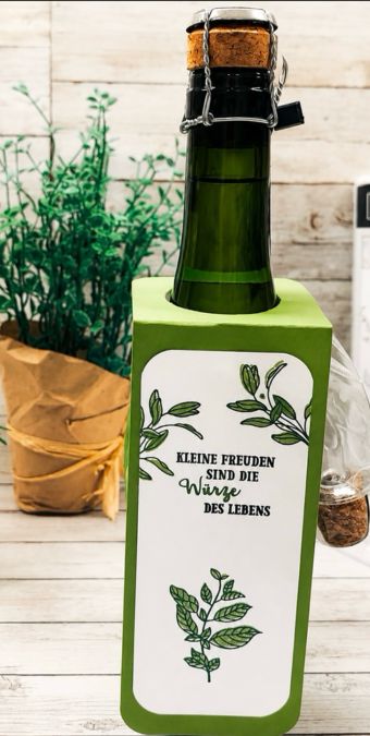 Flasche verpacken