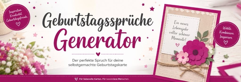 Geburtstagssprüche-Generator - kostenfrei