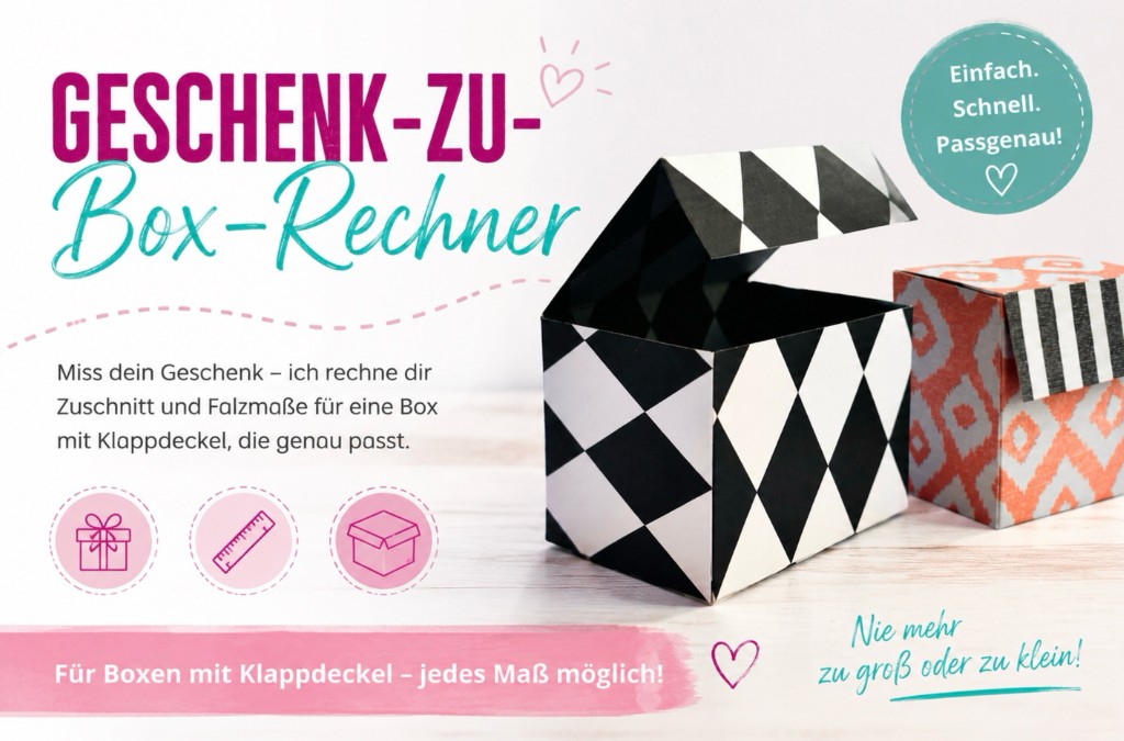 Geschenkbox-Rechner schnell und einfach