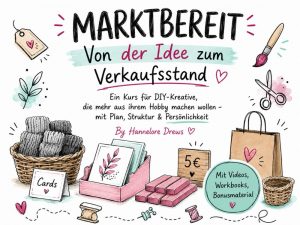 Selbstgebasteltes verkaufen, von der Idee zum Marktstand