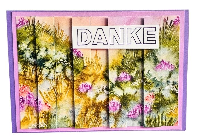 Double Vision Card - Streifentechnik für 3D-Optik