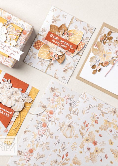 Stampin' Up! Produkt des MOnats August, Designerpapier "Herbstliebe"