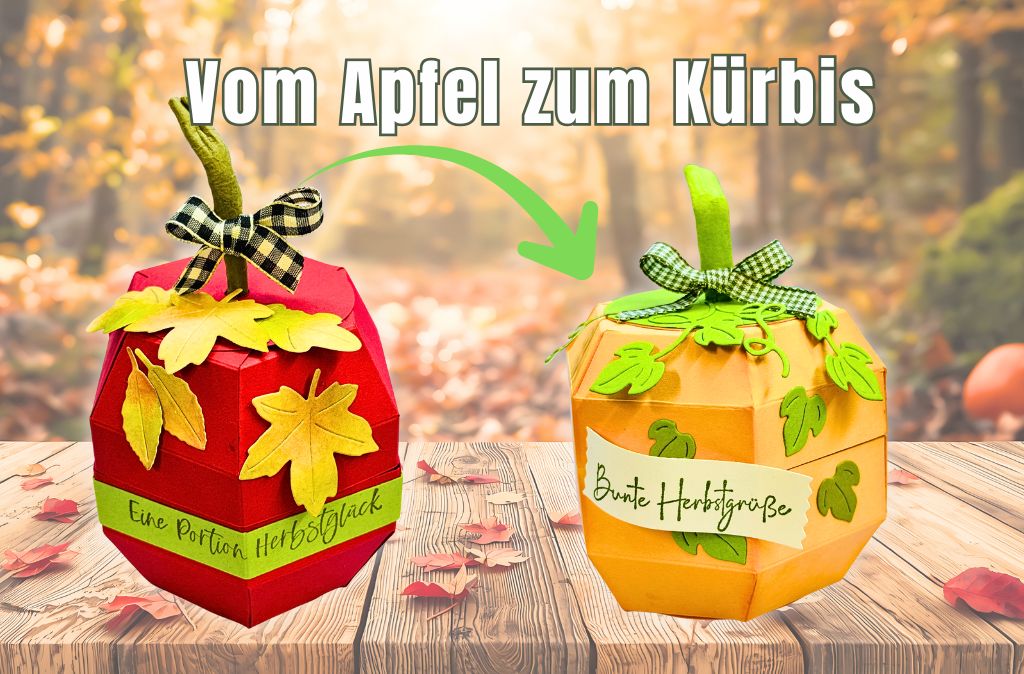Verpackung basteln im Herbst